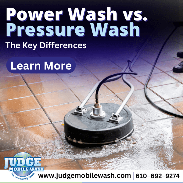 Key Differences of Power Wash vs Pressure Wash